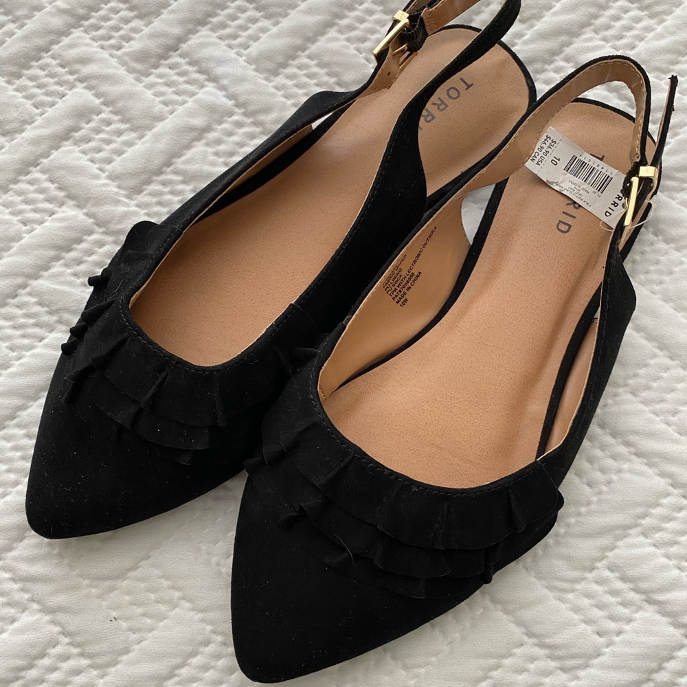 NWT Torrid Slingback Flats (Wide)